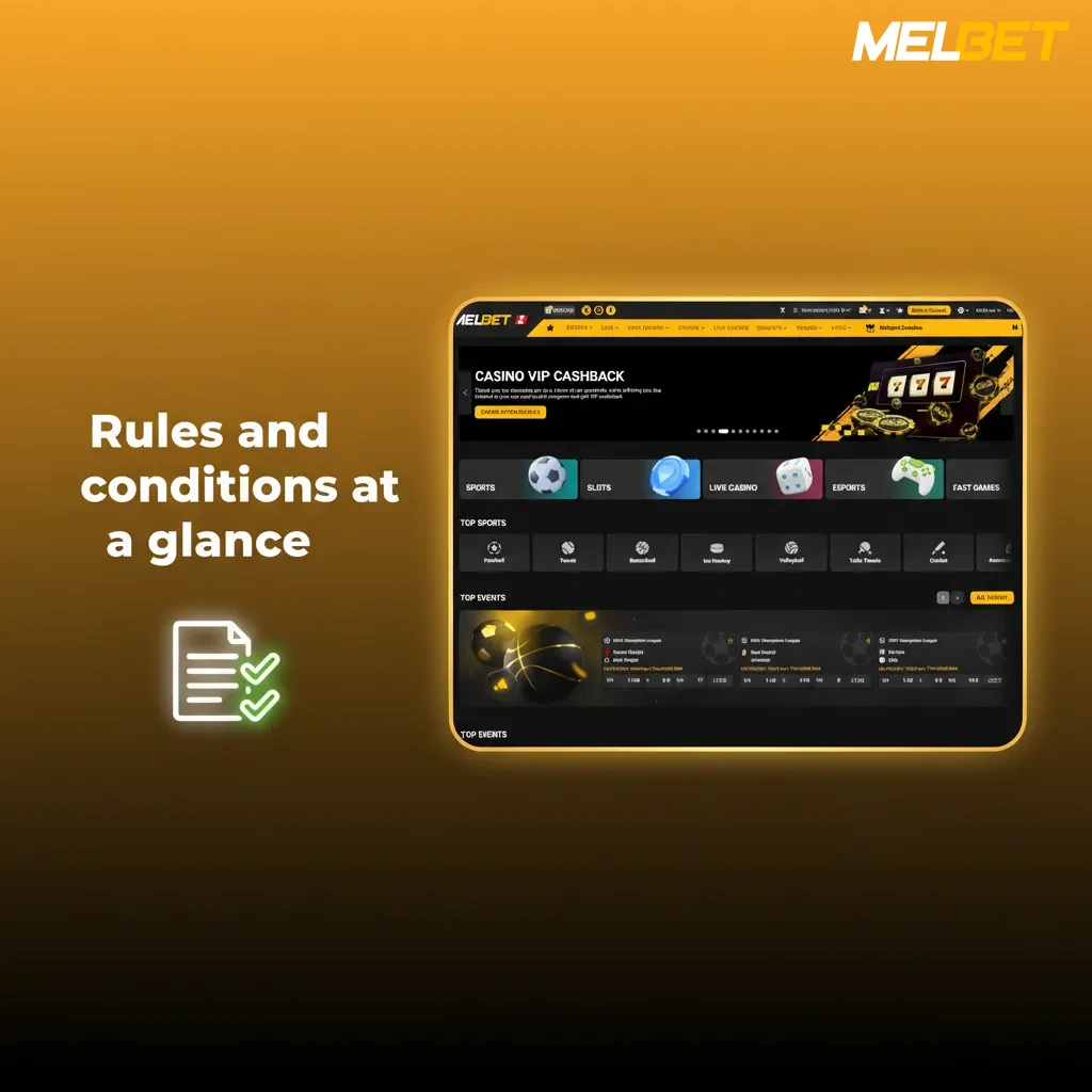 Melbet rules – legal age, one account, ID verification, bonus terms, odds changes.