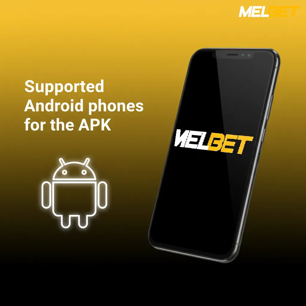 Supported Android phones for Melbet APK – Galaxy, Pixel, OnePlus.